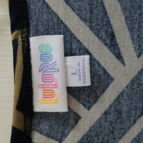 LulaRoe Nicole Dress Size L - Picture 3 of 5